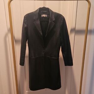 CCO ALL NEED TO GO!  Liz Claiborne Elegant Black Women's Leather Coat